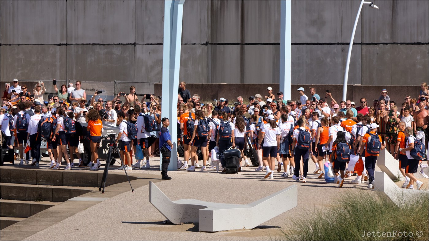 Hulde Olympische spelers 2024. Foto-12.