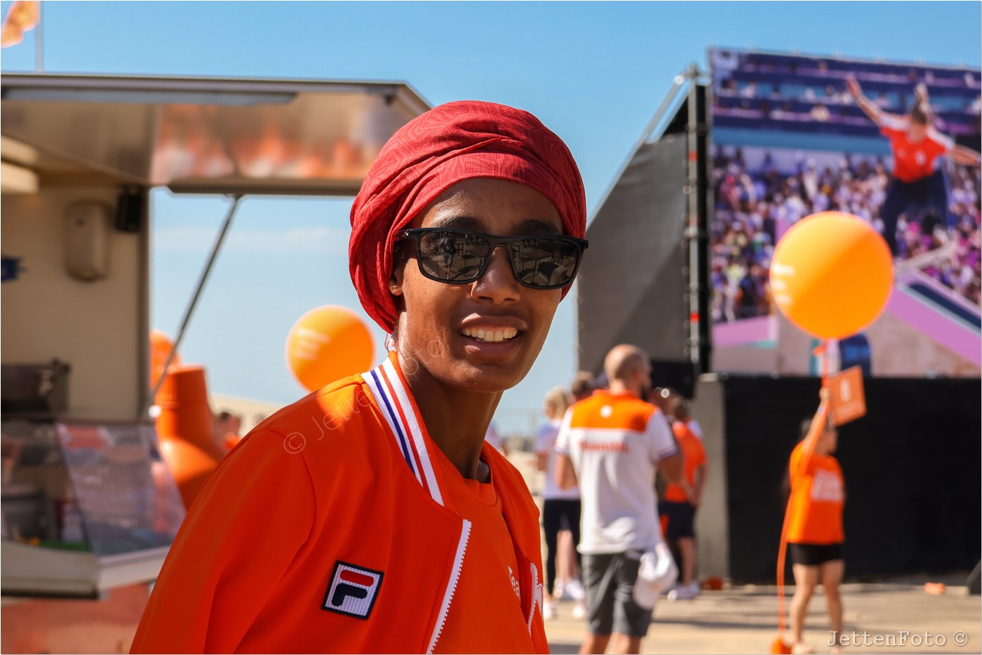 Hulde Olympische spelers 2024. Foto-13.