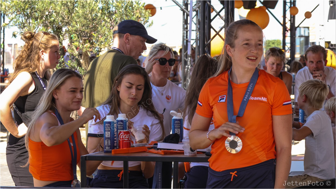 Hulde Olympische spelers 2024. Foto-14.