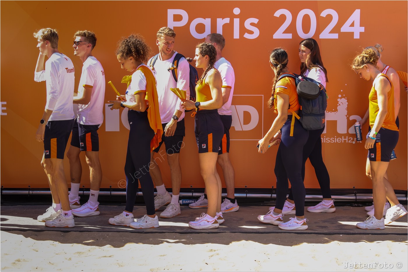 Hulde Olympische spelers 2024. Foto-16.