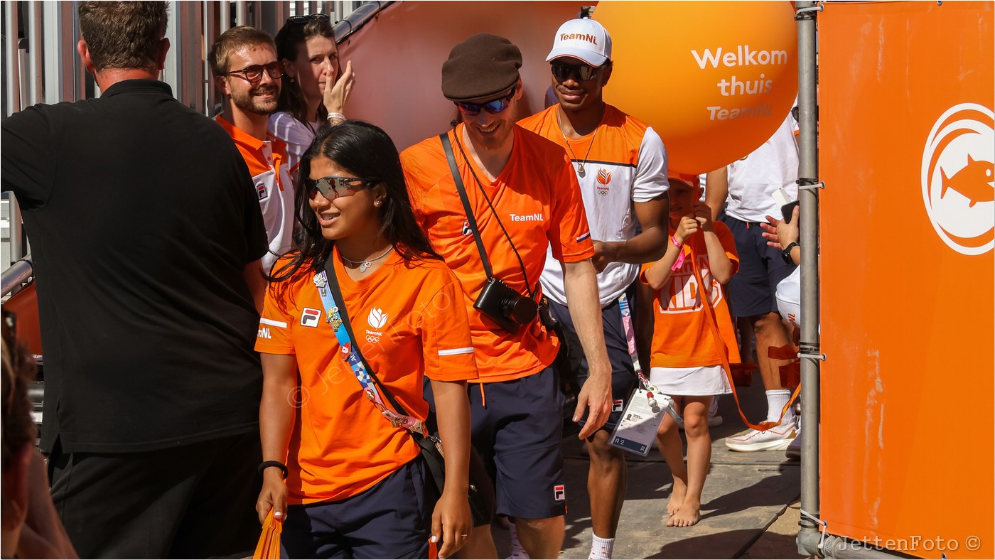 Hulde Olympische spelers 2024. Foto-24.