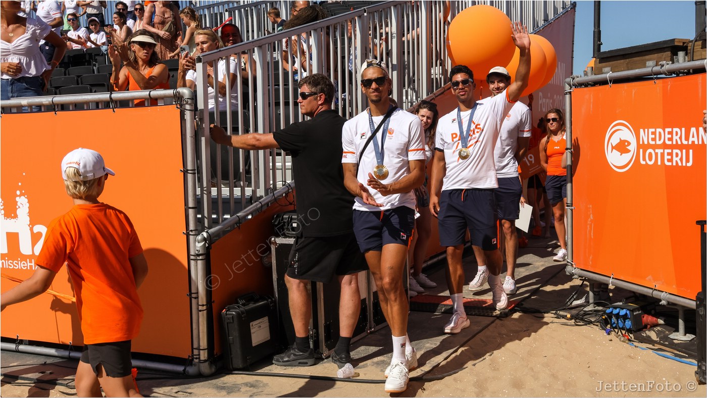 Hulde Olympische spelers 2024. Foto-25.