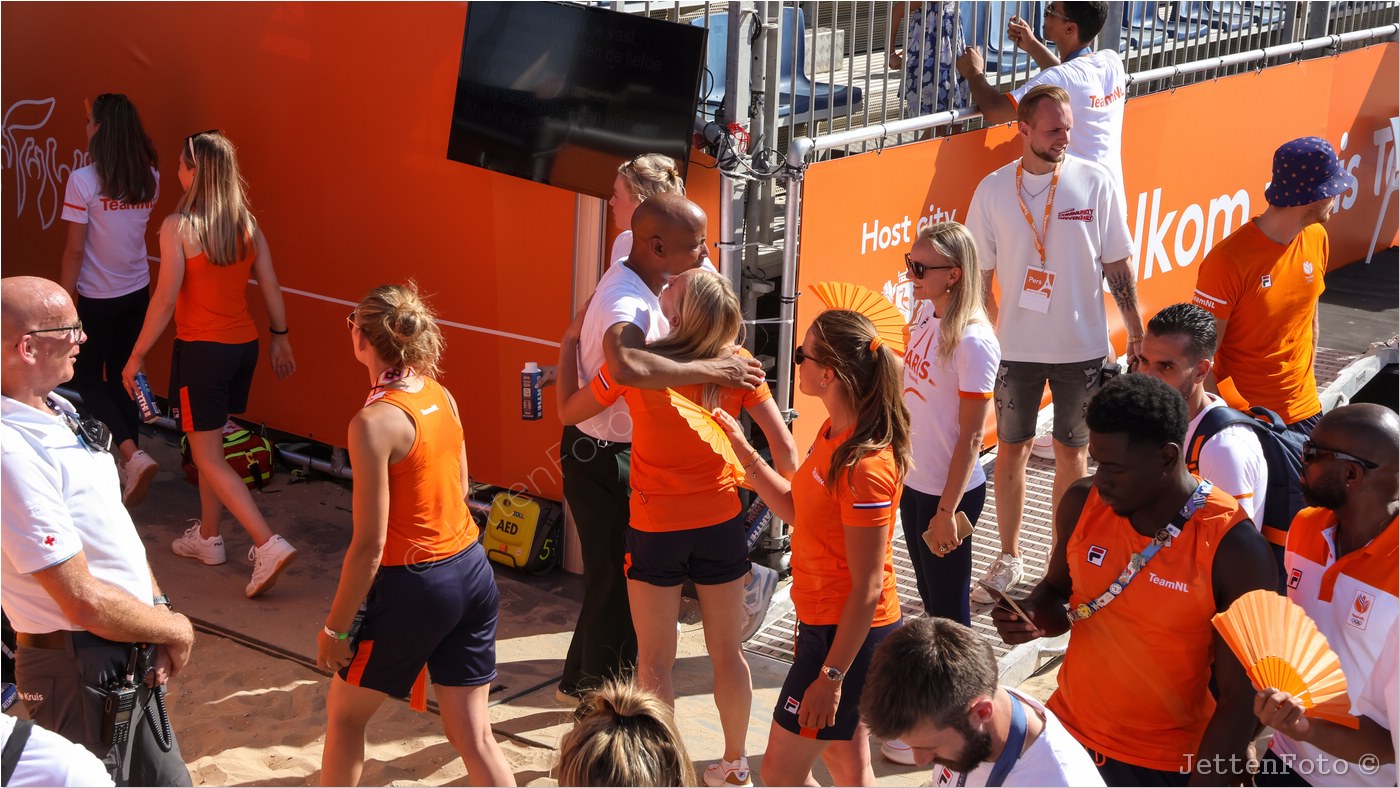 Hulde Olympische spelers 2024. Foto-39.