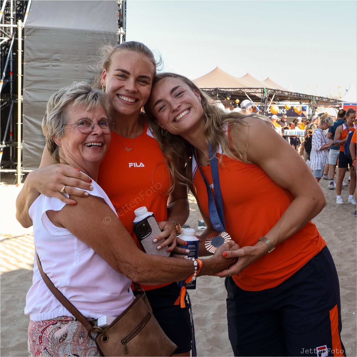 Hulde Olympische spelers 2024. Foto-41.